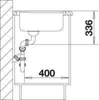 Blanco 516811 Axia II 5 S-F anthrazit