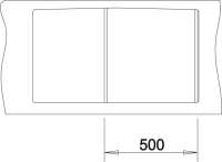 Blanco 516811 Axia II 5 S-F anthrazit
