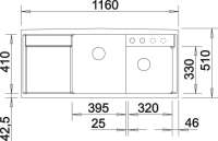 Blanco 516897 Axia II 8 S jasmin