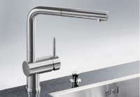 Blanco 512402 Linus-S Chrom mit aus­zieh­ba­rem Auslauf HD