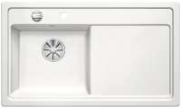 BLANCO 524156 ZENAR 45 S Keramik weiß matt mit Abl. Becken links
