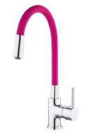 EISL Küchenarmatur FLEXO NI186FLMA Spültischarmatur mit biegsamen Auslauf Magenta