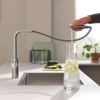 Preview: Grohe 30590DC0 Blue Pure Minta Küchenarmatur, ausziehbar, schwenkbar supersteel