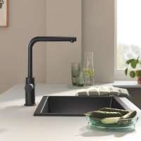 Preview: Grohe 30590KF0 Blue Pure Minta Küchenarmatur, ausziehbar, schwenkbar phantom black