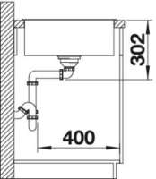 Blanco 522187 AXIA III XL 6 S Granitspüle muskat