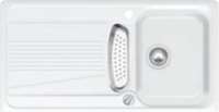 BLANCO 510221 VIVA 5S SILGRANITPuraDur mit Ablauffernbedienung mit Zubehör reversibel Weiß