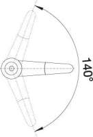 Blanco 511169 COMET-S, Messing galvanisch, Edelstahl-Optik, Hochdruck