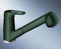 BLANCO 512044 WEGA-S, Messing SILGRANIT-Look, grün, Hochdruck