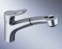 Blanco 512553 MERKUR-S, Messing galvanisch, Edelstahl finish, Niederdruck