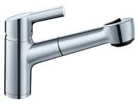 BLANCO 514851 ELIPSO-S II, Messing galvanisch, Edelstahl finish, Niederdruck