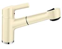 BLANCO 514874 ELIPSO-S II, Messing Keramik-Look, vanilla, Hochdruck