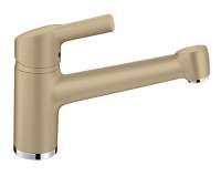 Blanco 514891 ELIPSO II, Messing SILGRANIT-Look, champagner, Niederdruck