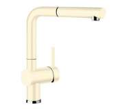BLANCO 516713 LINUS-S, Messing Keramik-Look, vanilla, Hochdruck