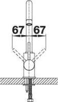 BLANCO 517742 MIDA, Messing galvanisch, chrom, Hochdruck