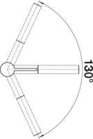 BLANCO 518445  LINEE-S, Messing SILGRANIT-Look zweifarbig, cafe/chrom, Hochdruck