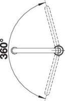 Preview: BLANCO 519782 CULINA-S Duo, Messing galvanisch, chrom, Hochdruck