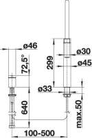 Preview: BLANCO 519782 CULINA-S Duo, Messing galvanisch, chrom, Hochdruck