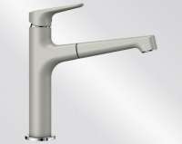 BLANCO 520347 FELISA-S Messing SILGRANIT-Look, perlgrau, Hochdruck