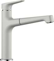 BLANCO 520347 FELISA-S Messing SILGRANIT-Look, perlgrau, Hochdruck