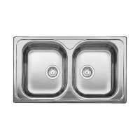 BLANCO 520433 TIPO 8 Compact Spüle Edelstahl Bürstfinish