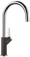 BLANCO 520979 CARENA Messing SILGRANIT-Look zweifarbig, cafe/chrom, Hochdruck