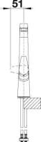 BLANCO 521273 AVONA Messing SILGRANIT-Look, tartufo, Hochdruck