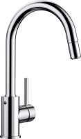 BLANCO 521454 MIDA-S, Messing galvanisch, chrom, Hochdruck
