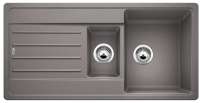 Blanco 522208 Legra 6 S Gra­nit­spü­le ohne Ab­lauf­fern­be­die­nung, re­ver­si­bel Alu­me­tal­lic
