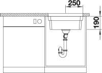 Blanco 522227 Etagon 500-U Küchenspüle anthrazit