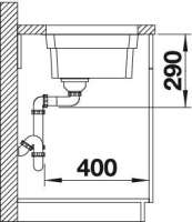 Blanco 522227 Etagon 500-U Küchenspüle anthrazit