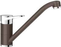 BLANCO 526411 WEGA II, Messing SILGRANIT-Look zweifarbig, cafe/chrom, Hochdruck