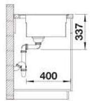 Blanco 527674 Etagon 6-F Schwarz Granitspüle