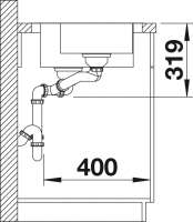 BLANCO 518451 Spüle MEDIAN 6 S-IF Becken