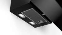 Bosch DWK87EM60 Serie 2 Dunst­ab­zugs­hau­be Schwarz Edel­stahl EEK: B