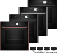 NEFF B69VY7MY0 N 90 Einbau-Backofen mit Dampfunterstützung 60 x 60 cm Flex Design