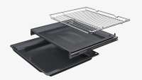 Siemens HB734GBB1 iQ700 Einbau-Backofen 60 x 60 cm Schwarz, Edelstahl