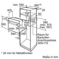 BOSCH HBD234FB65 Einbau-Backofen-Set Einbau-Backofen, Induktionskochfeld (HBF133BA0 + PUE61RBB6E)