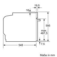 Bosch HBG672BS1 Einbaubackofen mit Pyrolyse 8 Heizarten AutoPilot10