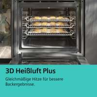 Siemens HE113FBS2 iQ100 Einbau-Herd 60 x 60 cm Edelstahl