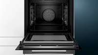 Siemens HM876G2B0 iQ700, Einbau-Backofen mit Mikrowellenfunktion, 60 x 60 cm, Schwarz, Edelstahl