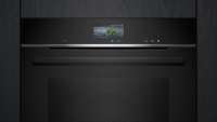 Siemens HR736G1B1 iQ700 Einbau-Backofen mit Dampfunterstützung 60 x 60 cm Schwarz, Edelstahl