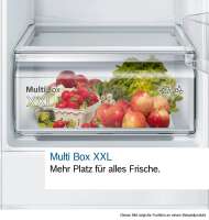 BOSCH KIN96NSE0 Serie 2 Einbau-Kühl-Gefrier-Kombination mit Gefrierbereich unten 193.5 x 54.1 cm Schleppscharnier