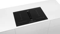 Preview: BOSCH PVQ820F25E Serie 6 Kochfeld mit Dunstabzug (Induktion) 80 cm flächenbündig (integriert)