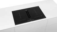 BOSCH PVQ895F25E Serie 6 Kochfeld mit Dunstabzug (Induktion) 80 cm Mit Rahmen aufliegend
