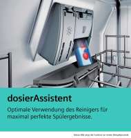 Siemens SN95EX12CE iQ500 Vollintegrierter Geschirrspüler 60 cm varioScharnier für besondere Einbausituationen