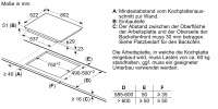 NEFF T58FD20X0 N 70 Induktionskochfeld 80 cm Rahmenlos aufliegend