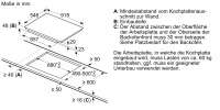 NEFF T59TS61N0 N 90 Induktionskochfeld 90 cm Schwarz, Mit Rahmen aufliegend
