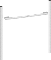 NEFF Z9060MY0 Flex Design Kit 60 cm Metallic silver, für einen einzelnen Backofen & für einen Kompaktbackofen und -Schublade (Wärme-, Zubehör-, Vakuumier-)
