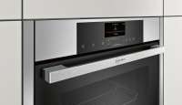 Neff B15FS22N0 N90 A+ Einbau-Dampfbackofen, 60cm breit, 12 Beheizungsarten, EasyClean, Edelstahl BFS1522N