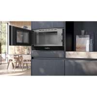 Siemens BF722L1B1 iQ700 Einbau-Mikrowelle, Schwarz, Edelstahl